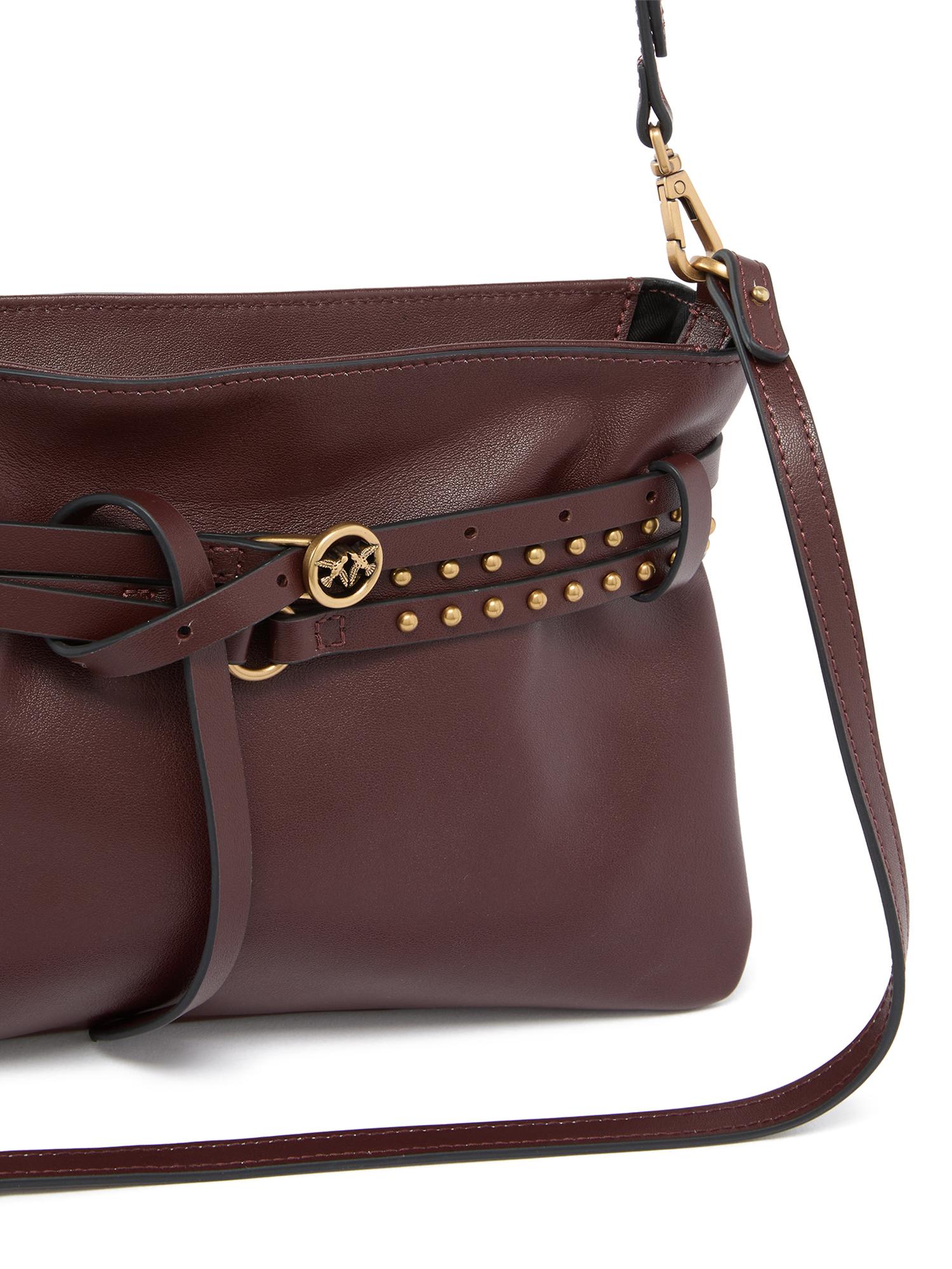 Borsa a spalla Belt Bag Mini in pelle 106177 A0QOR49Q PINKO 
