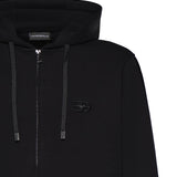 Felpa in double jersey con logo EM004538 AF10013UC001 EMPORIO ARMANI 