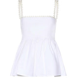 Top Traversin in popeline di cotone TOW00887AW00648 100 JACQUEMUS 