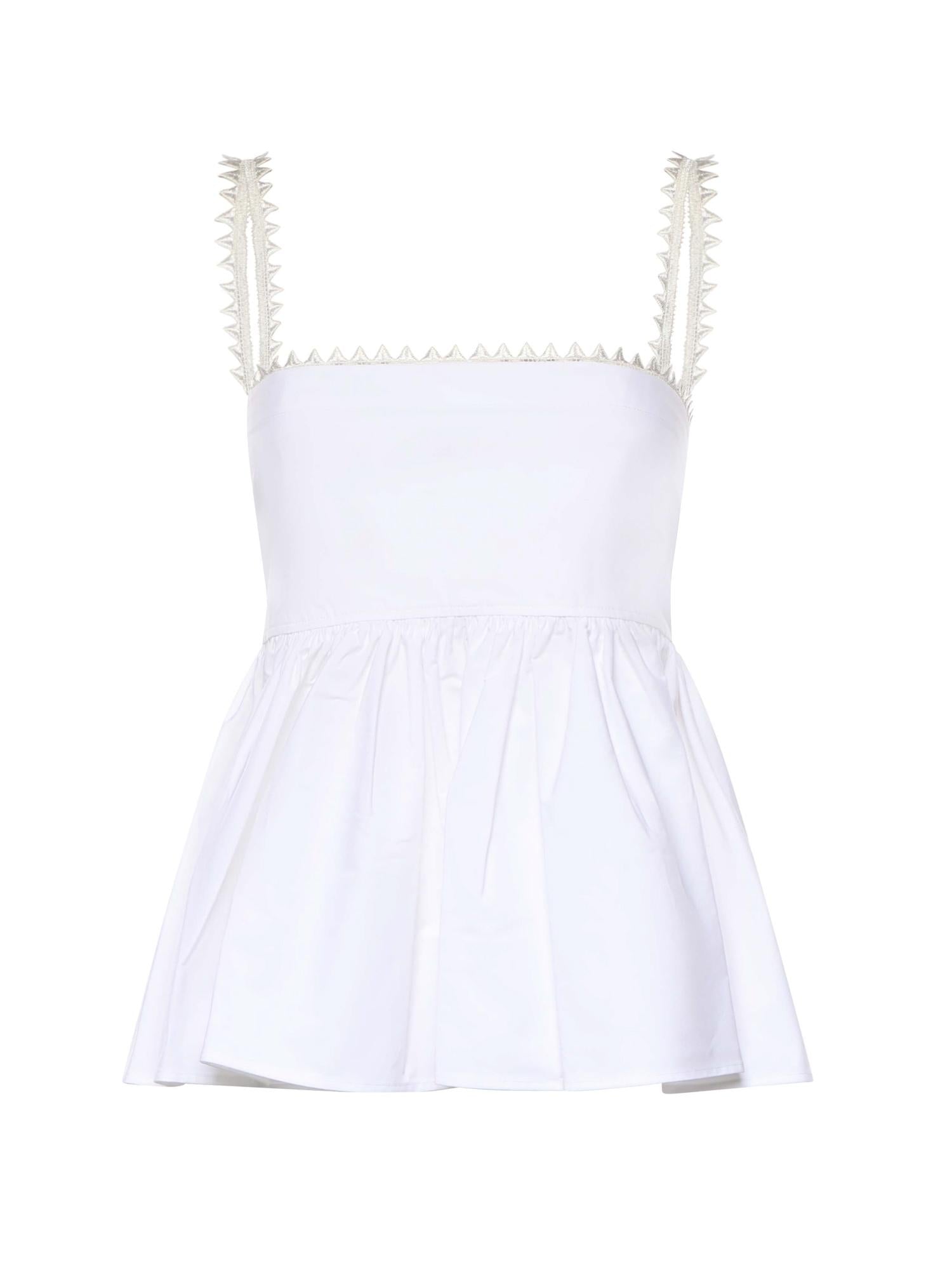 Top Traversin in popeline di cotone TOW00887AW00648 100 JACQUEMUS 