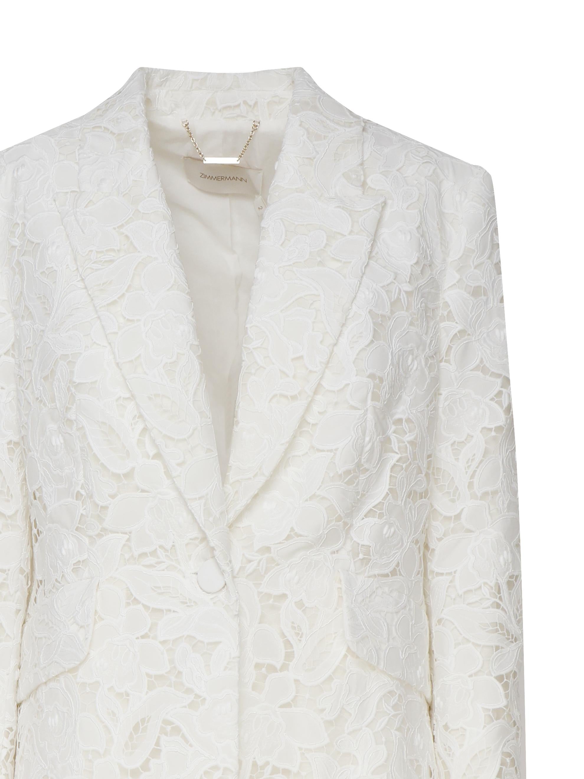 Giacca Natura in pizzo 9550JS241 IVOBIANCO ZIMMERMANN 
