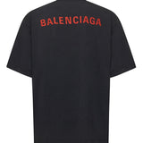 T-Shirt Back Medium Fit in jersey dry<BR/> 764235 TTVJ18483 BALENCIAGA 