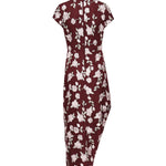 Abito asimmetrico con stampa floreale 114511 2934 ROTATE 