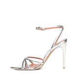 Sandali Margot in pelle specchiata MARGOT SPECCHIOARGENTO GIULIANO GALIANO 