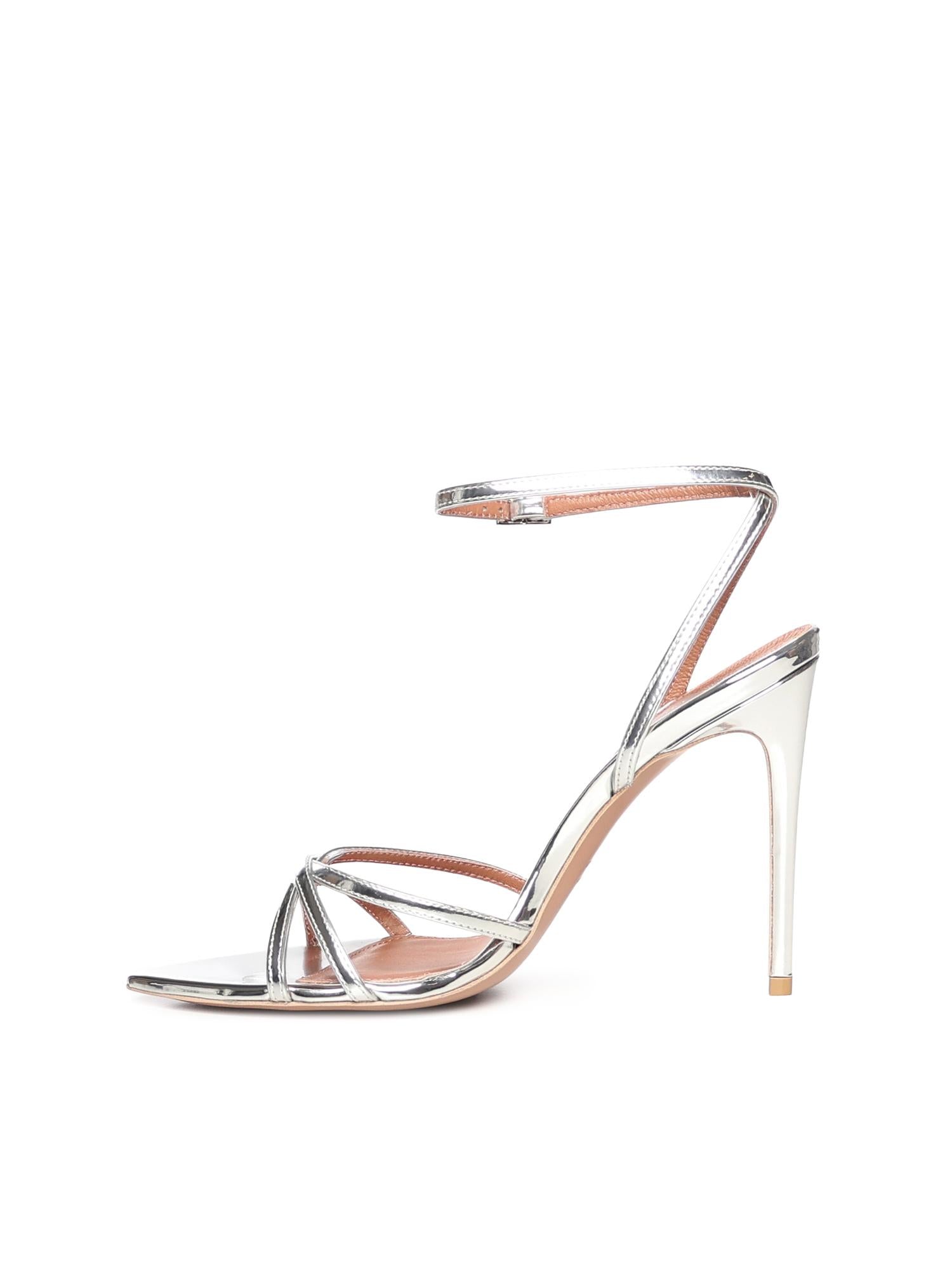 Sandali Margot in pelle specchiata MARGOT SPECCHIOARGENTO GIULIANO GALIANO 