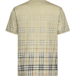 T-shirt in cotone Check sfumato 8119023 C4053 BURBERRY 