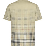 T-shirt in cotone Check sfumato 8119023 C4053 BURBERRY 