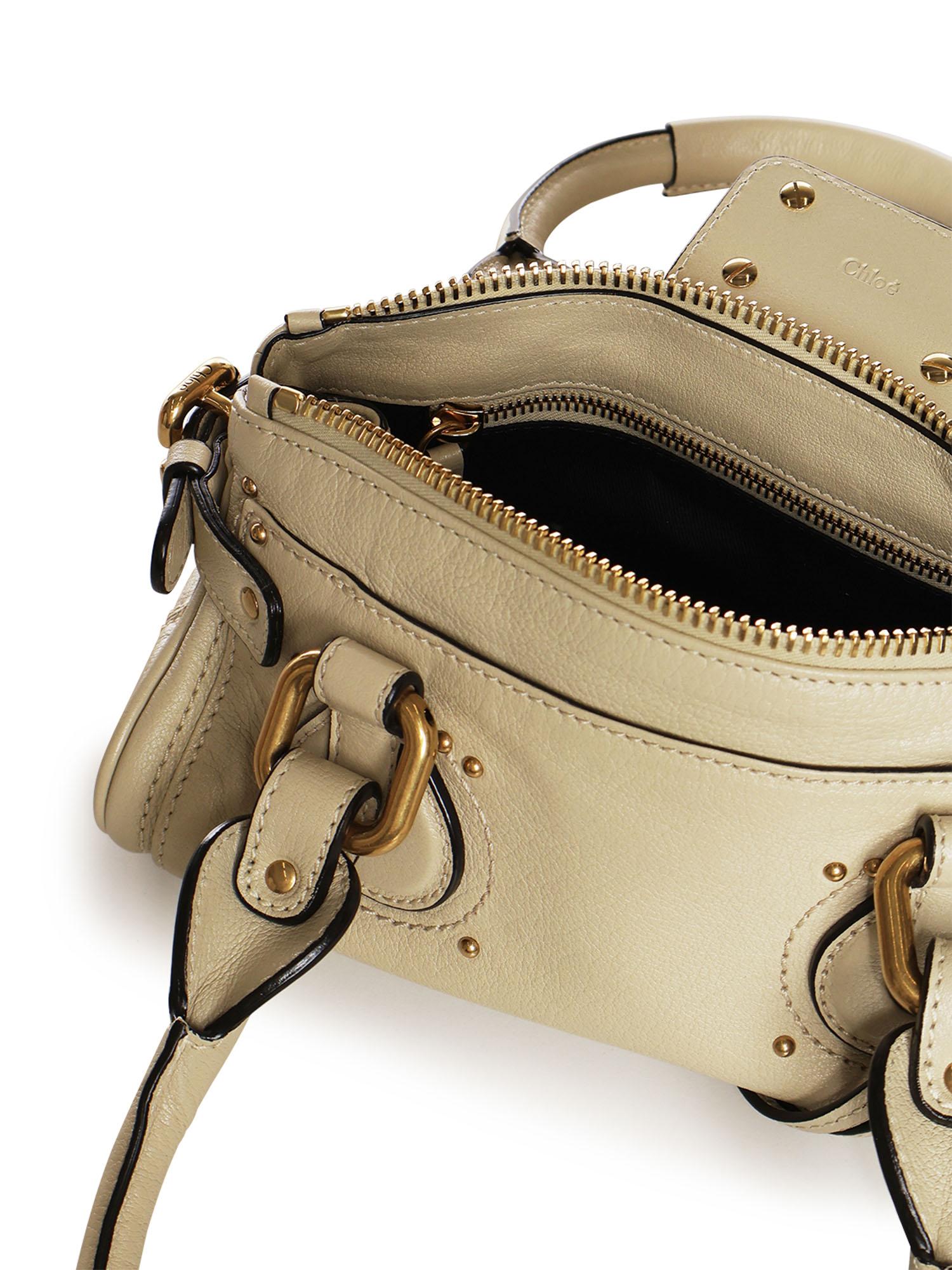 Borsa Paddington piccola in pelle granata CH26SS805P75 20S CHLOÉ 