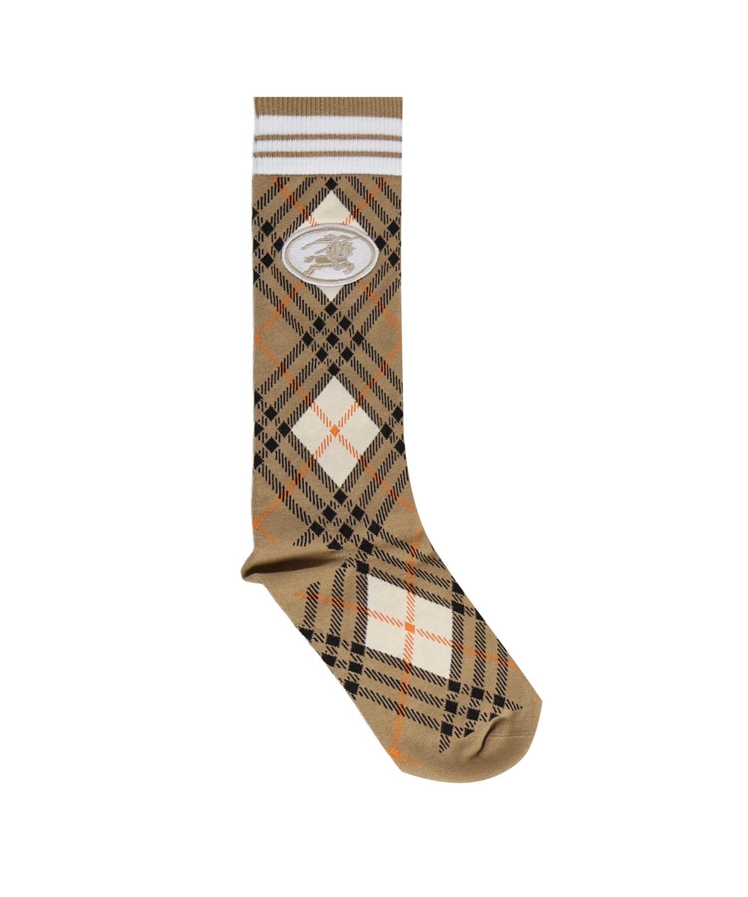 Calzini in misto cotone Check 8113535 A2962 BURBERRY 