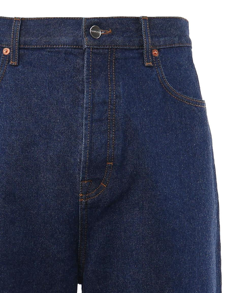 Jeans baggy in denim di cotone 798228 XDCYY4100 GUCCI 