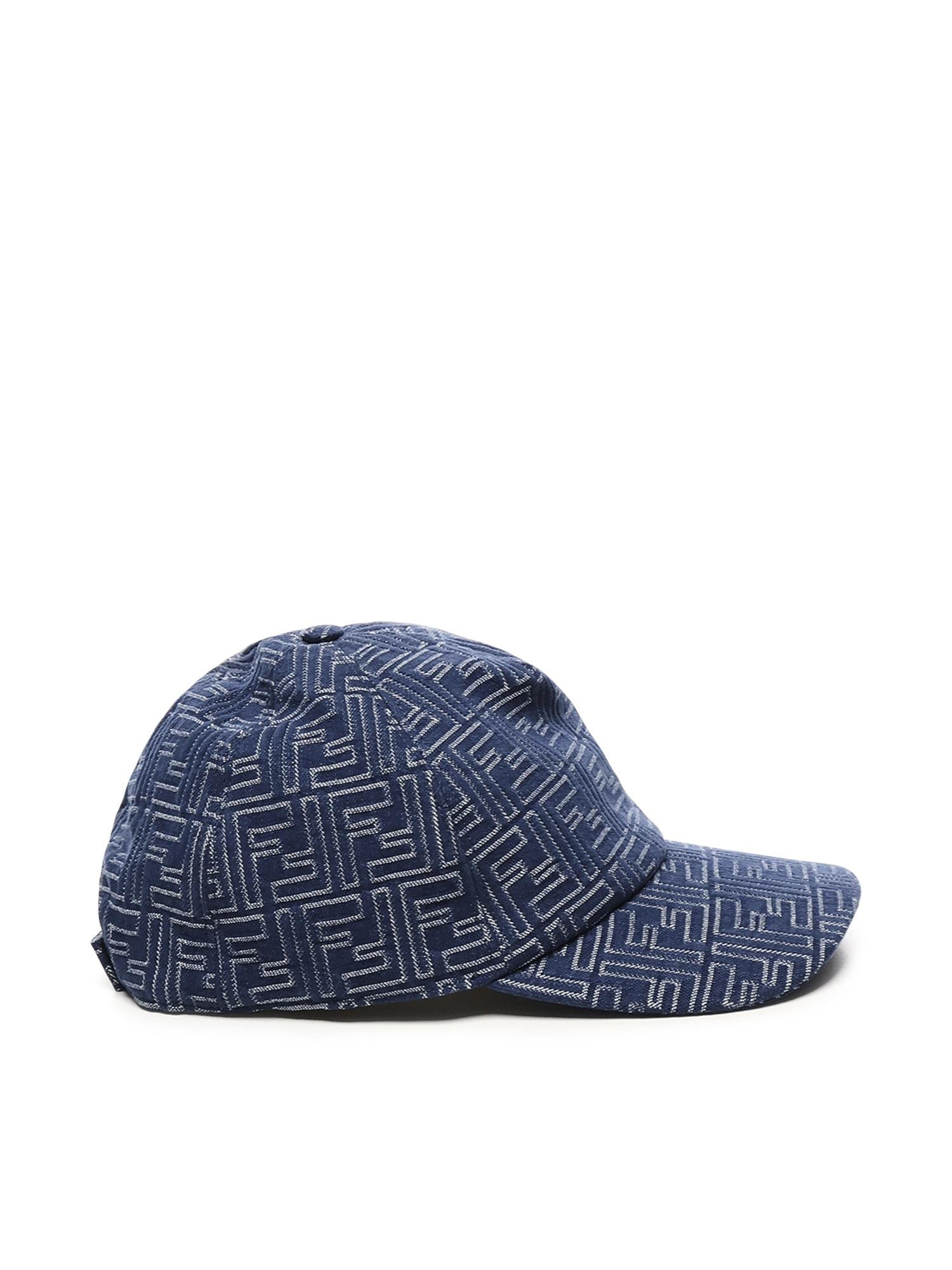 Cappello da baseball FF jacquard FXQ768 AV93F0RBB FENDI 