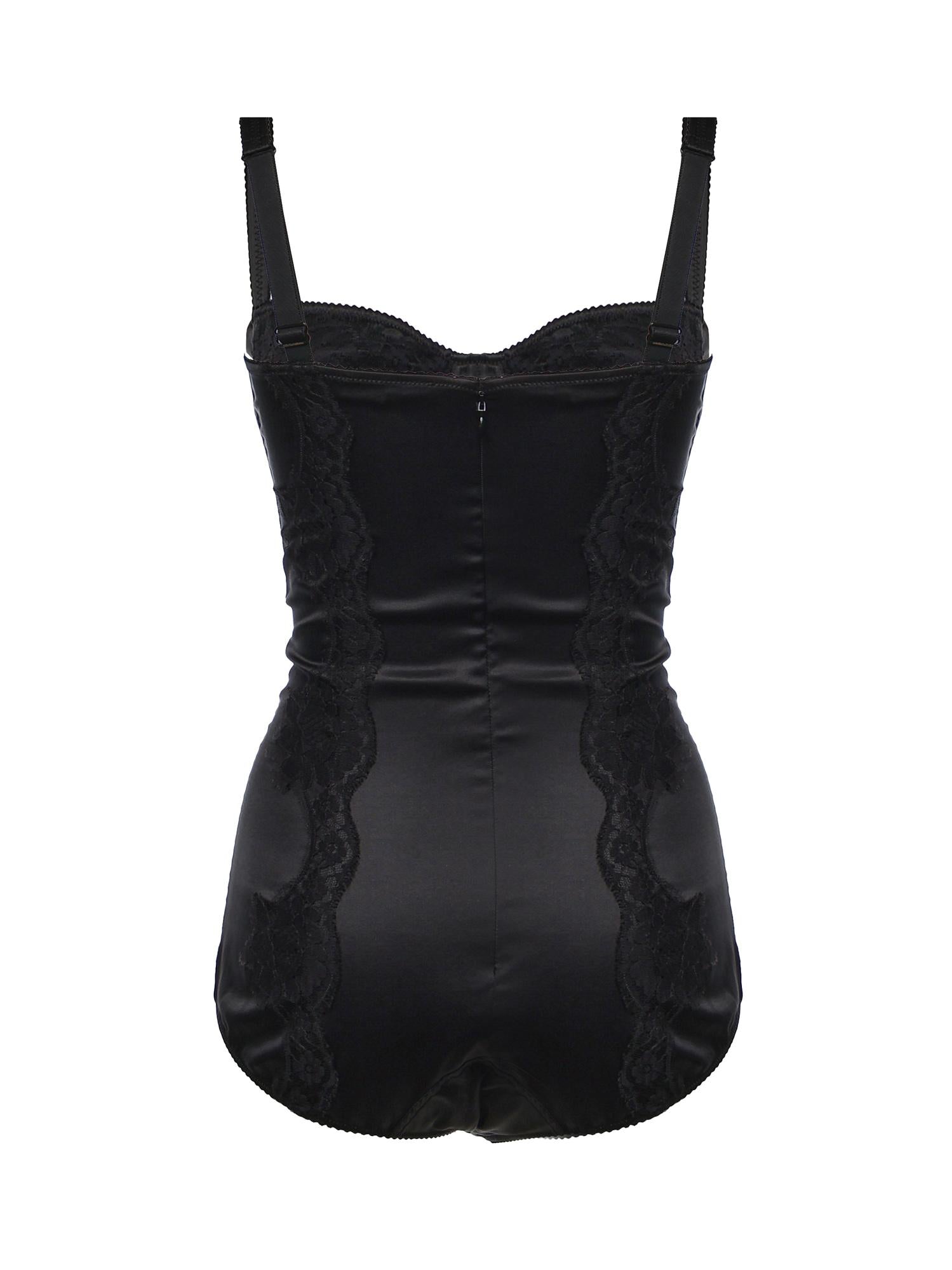 Body intimo a balconcino in seta con pizzo O9A05T ONO13N0000 DOLCE & GABBANA 