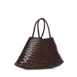 Borsa Santa Croce small in pelle 8893 DK BROWN DRAGON DIFFUSION 