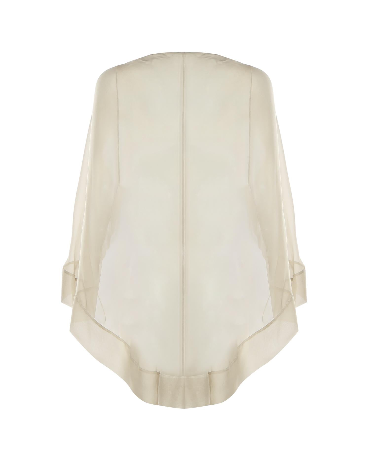 Mantella in chiffon di seta A3302115 471 ALBERTA FERRETTI 