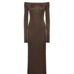 Abito midi Talia T190161A TJV155CHOCOLATE THE ANDAMANE 