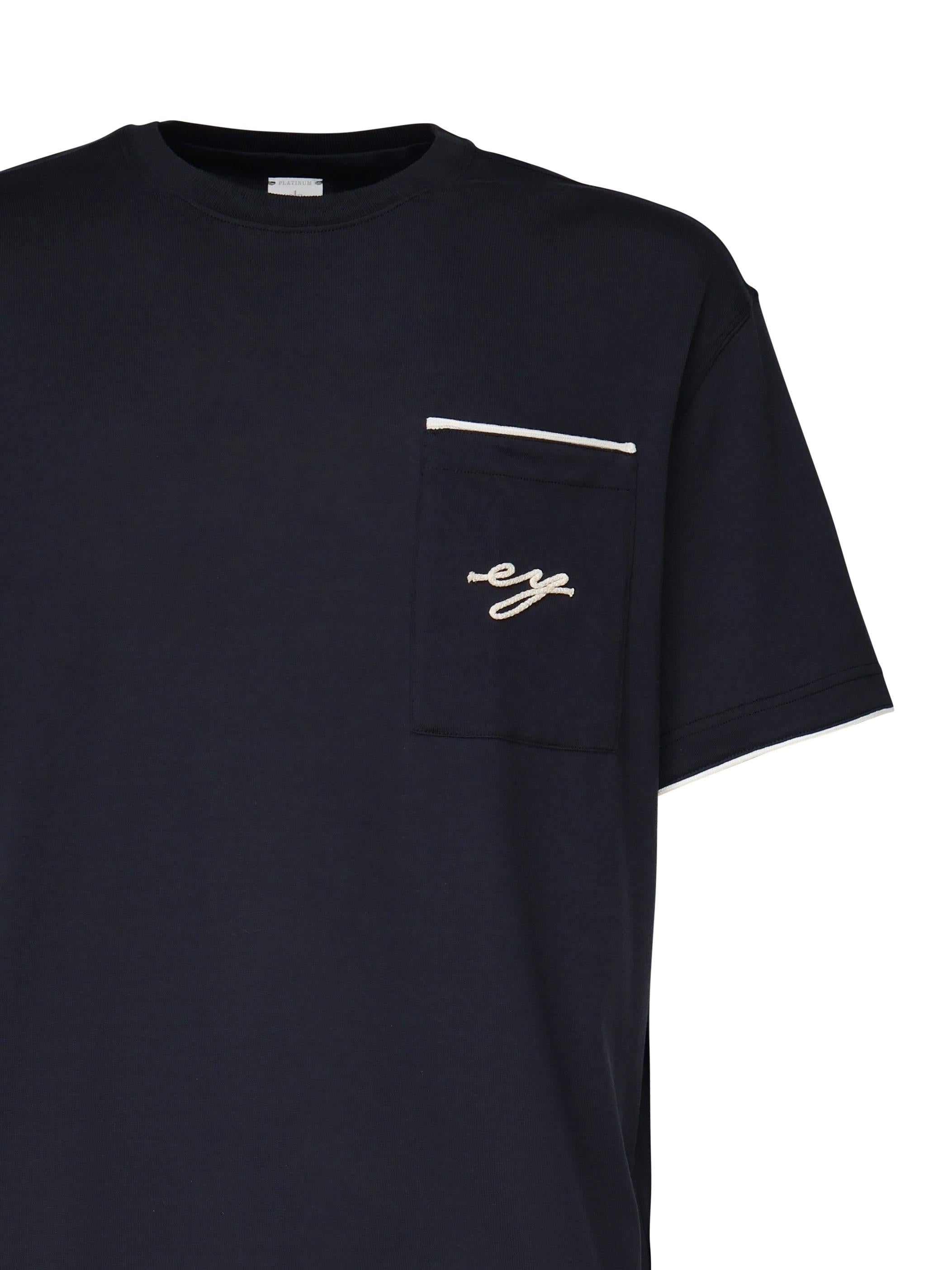 T-shirt con ricamo K75TSHK03TSH26001 11N ELEVENTY 