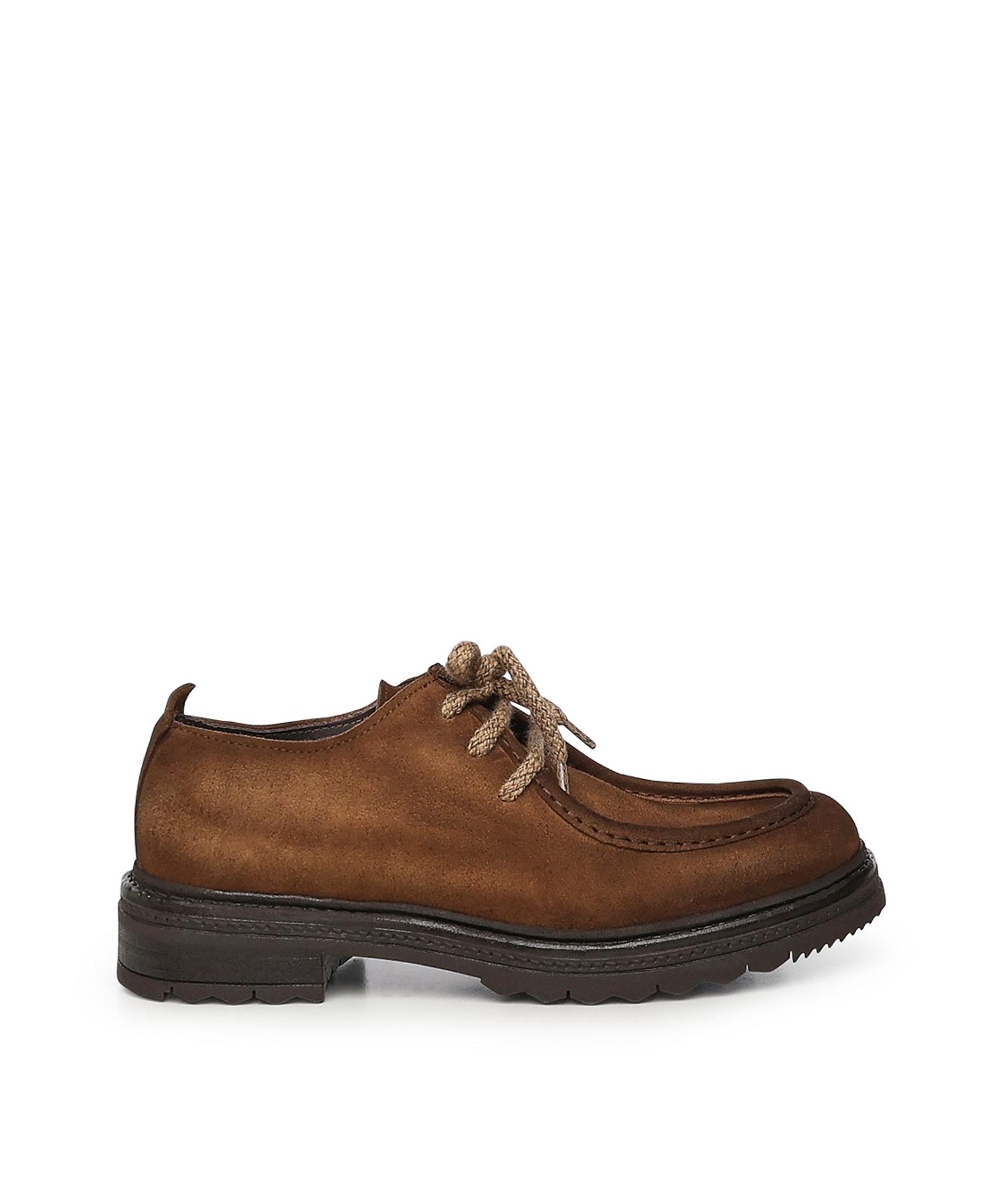 Scarpa stringata Jean in camoscio JEAN VELOURCAMEL GIULIANO GALIANO 