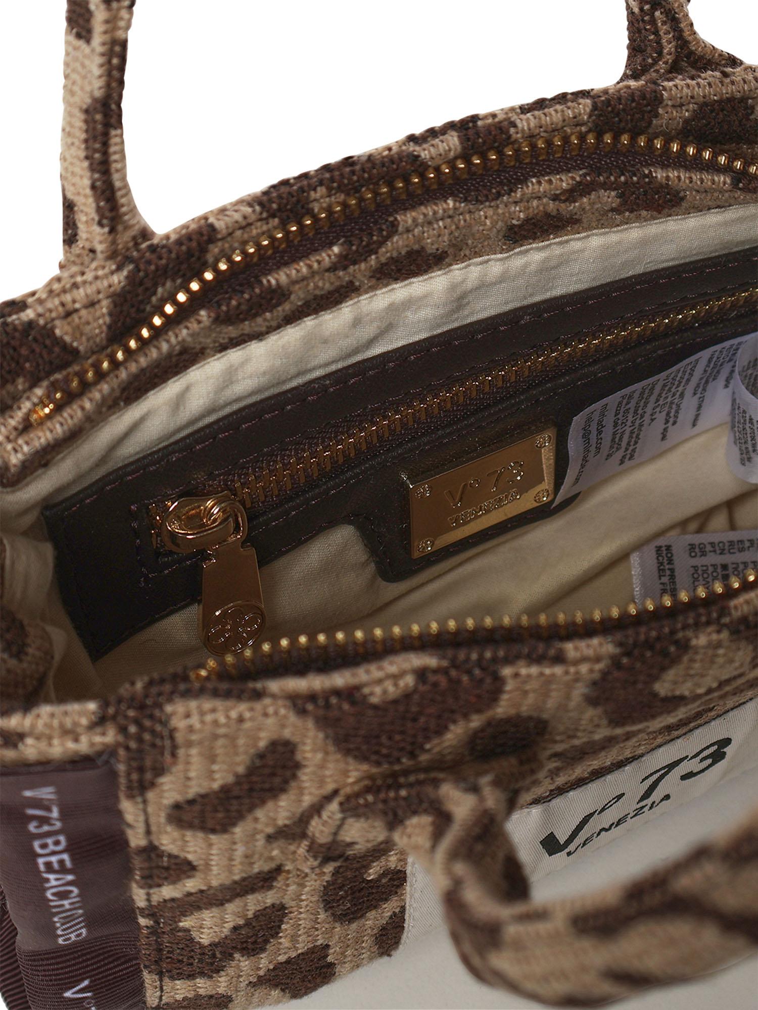 Mini bag Milene con logo 73BS9MV03M ILENEBEIGE/MORO V° 73 