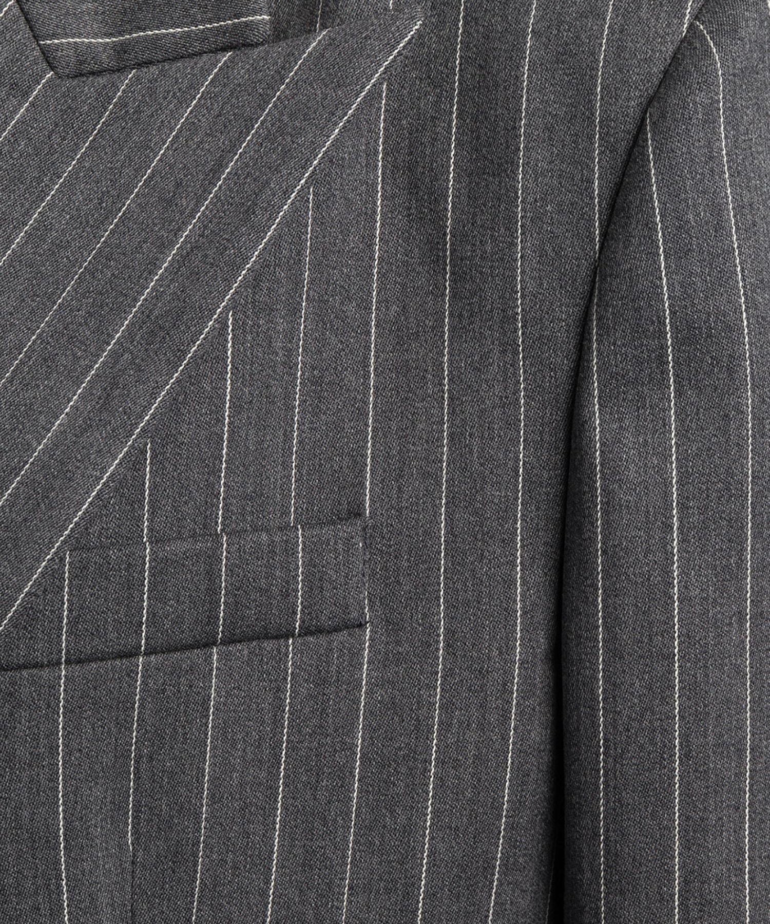 Blazer monopetto in fresco di lana gessato DJ861 ES0080D903 DONDUP 