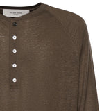 Maglia in jersey di lino GMP02013 P00237460545 GOLDEN GOOSE 