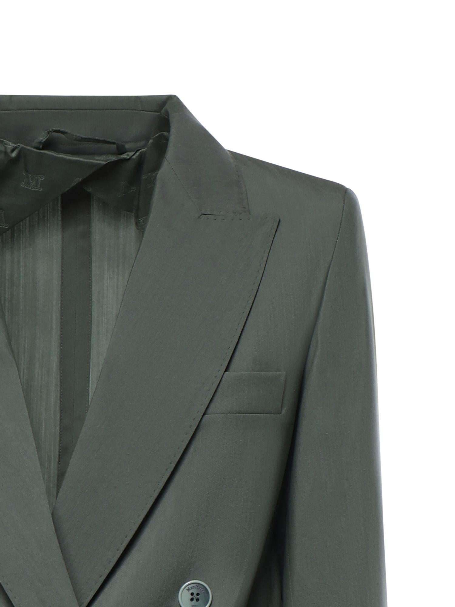 Blazer doppiopetto in lana e seta 2611041092600 003 MAX MARA 