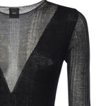 Maglia body con trasparenze 106320 A34BZ99 PINKO 