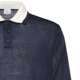 Polo in misto lino M76POLM01MAG0M059 11-01 ELEVENTY 