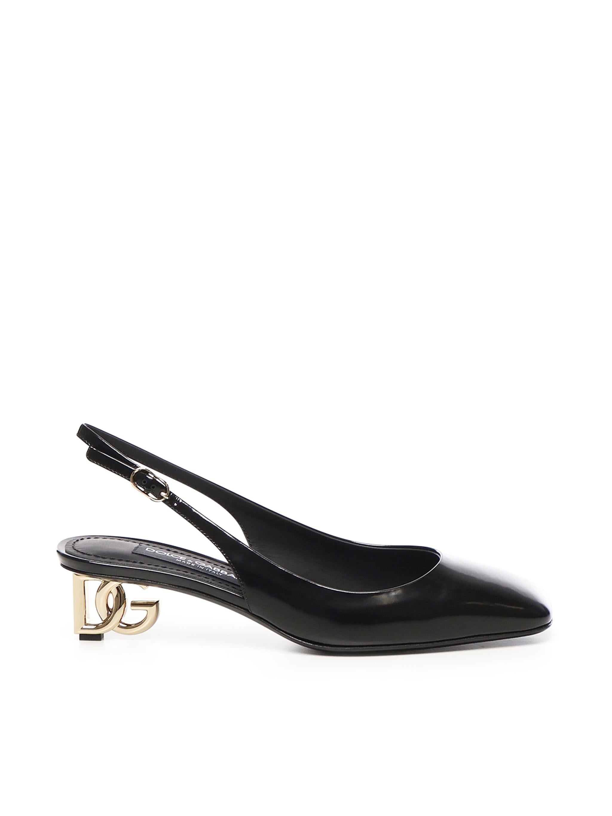 Slingback in vernice CG0913 A103780999 DOLCE & GABBANA 