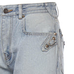 Jeans dritti City in denim di cotone 849953 TTW744200 BALENCIAGA 