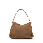 Borsa a spalla in camoscio BIBP9DP01C TAUPE BIASIA 