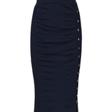 Gonna lunga in maglia con gancetti 104726 A2F0G82 PINKO 