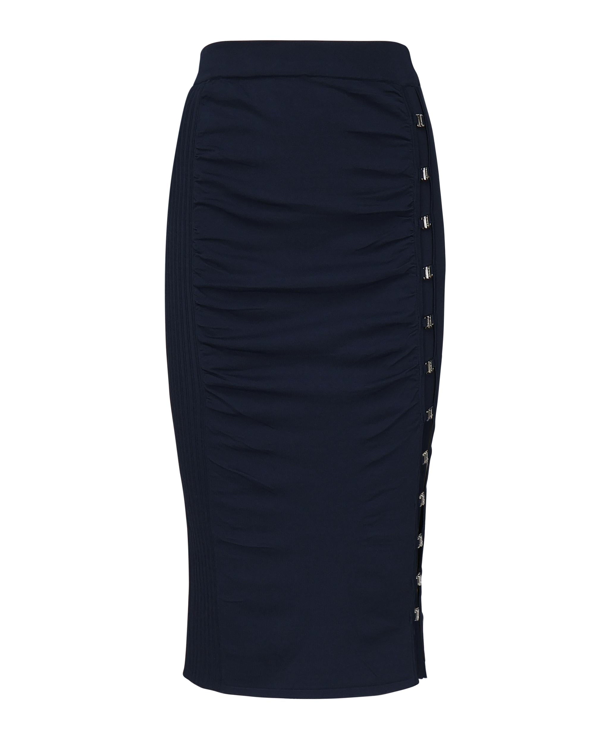 Gonna lunga in maglia con gancetti 104726 A2F0G82 PINKO 