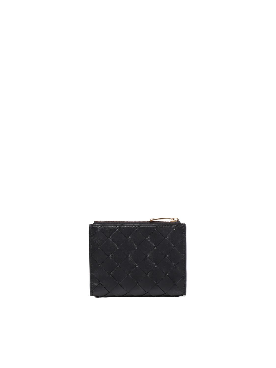 Portafoglio Intrecciato bi-fold piccolo in nappa 742330 VCPP38425 BOTTEGA VENETA 