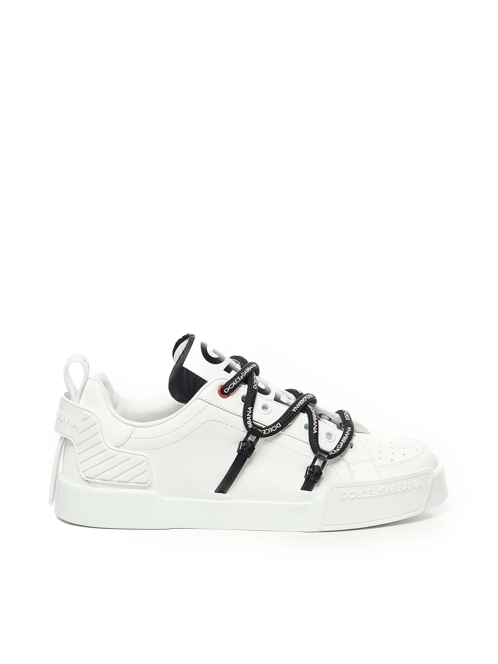 Sneaker Portofino in vitello e vernice CS2328 AJ98689697 DOLCE & GABBANA 