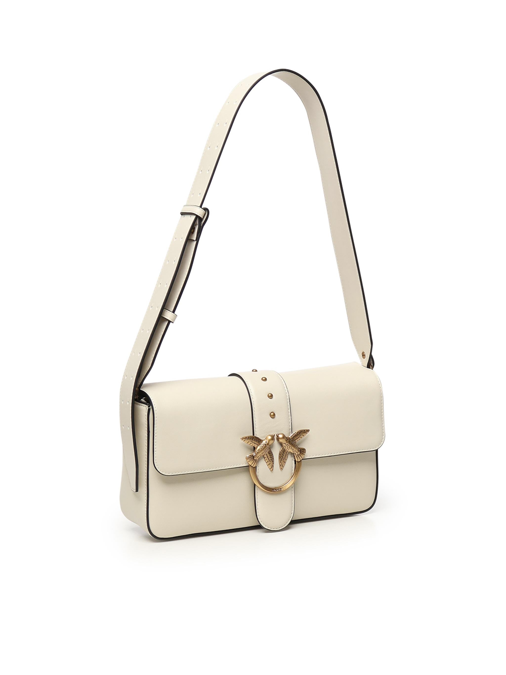 Borsa media a spalla Love Bag in pelle 104524 A0QOZ14Q PINKO 