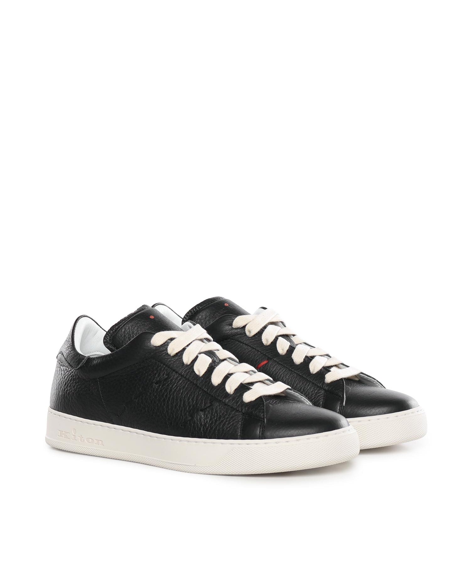 Sneaker in pelle USSA421N014302 006 KITON 