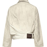 Giacca drappeggiata in cotone S359Y50XAE 1130 LOEWE 