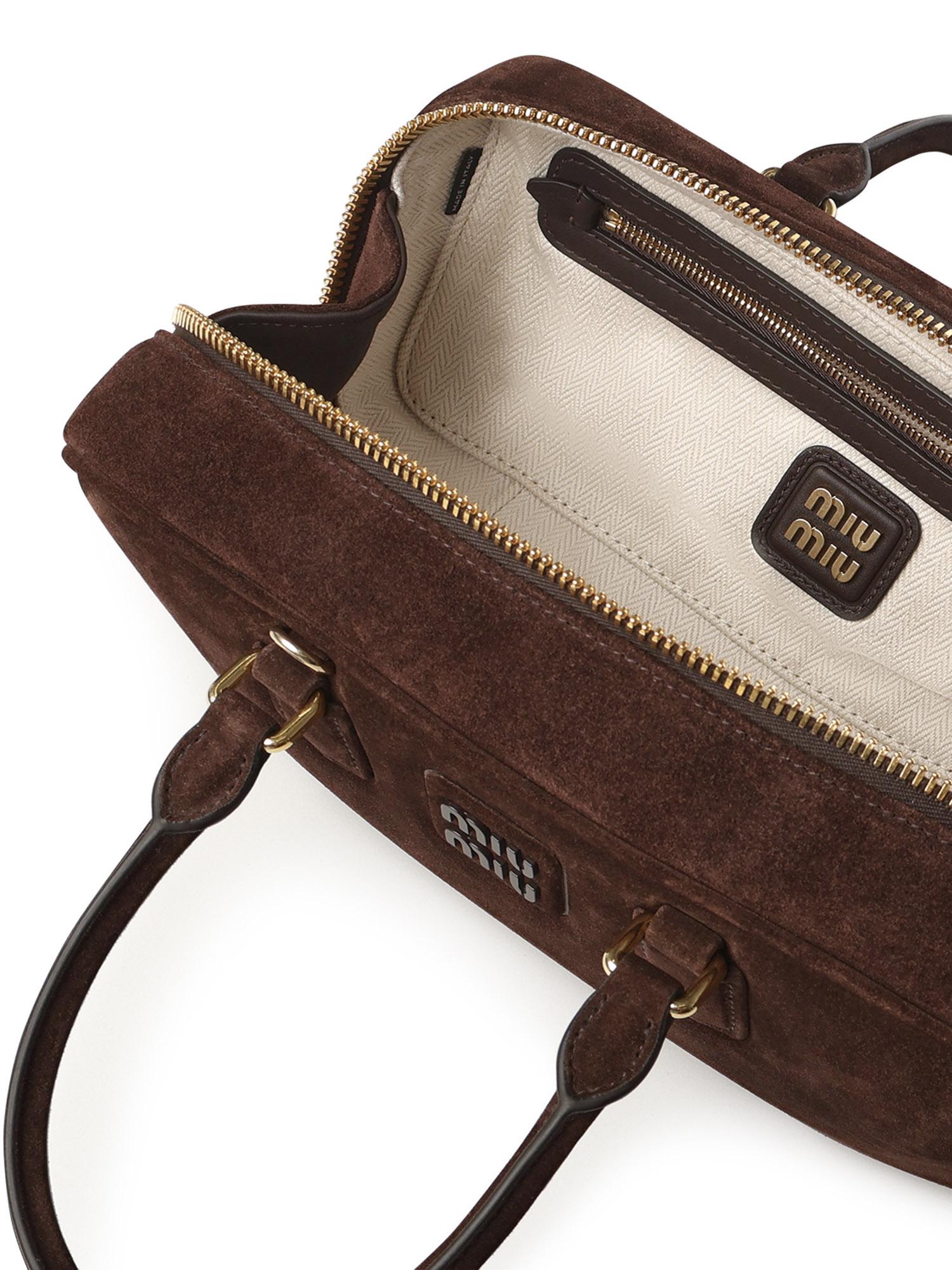 Borsa Arcadie in pelle scamosciata 5BB148 2CS4F0003 MIU MIU 
