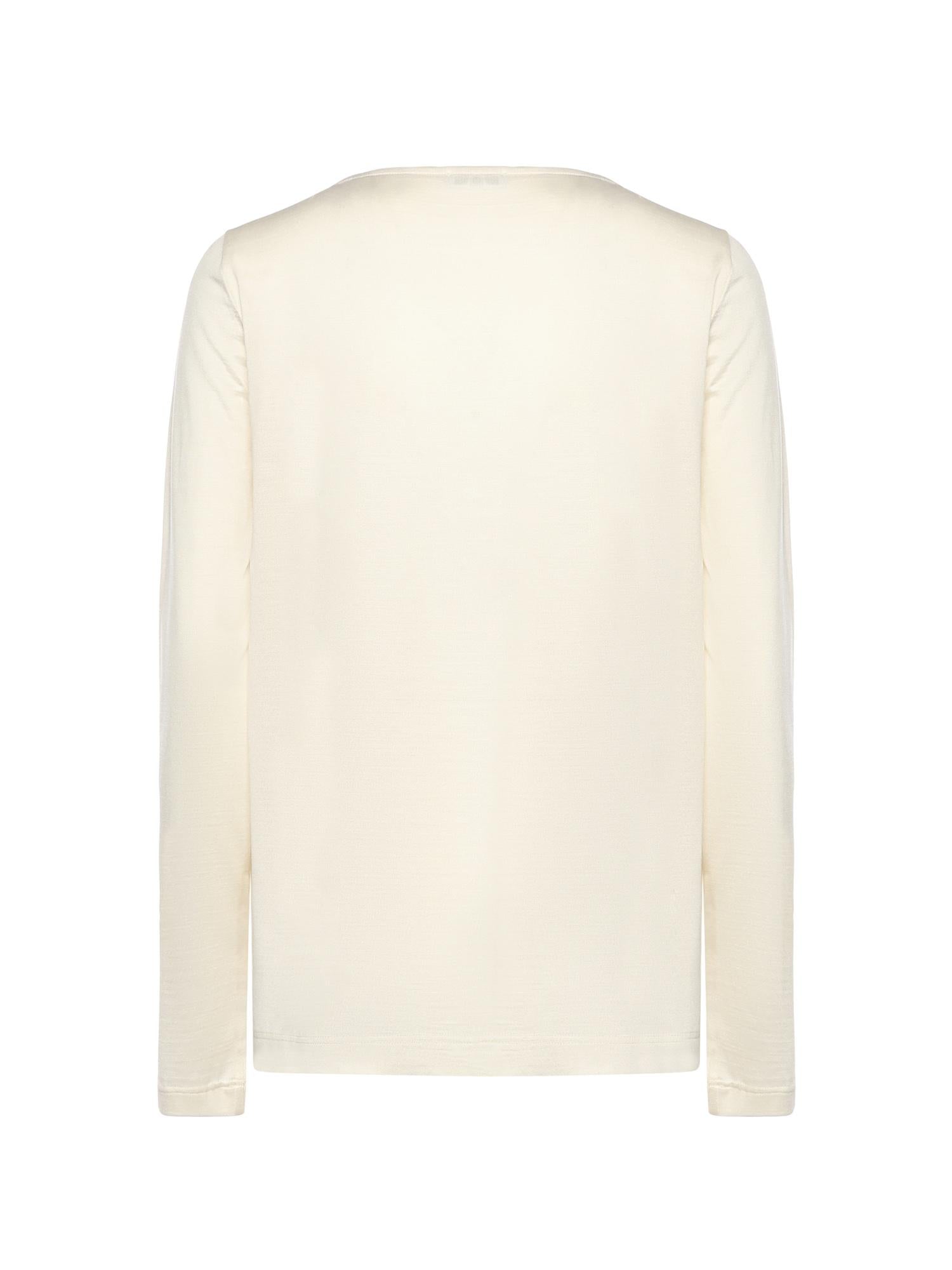 T-shirt in crêpe de Chine di seta e jersey 2611941048600 006 MAX MARA 