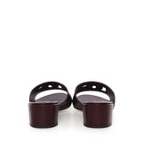 Slide in pelle di vitello con logo CR1139 AY32980343 DOLCE & GABBANA 