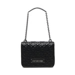 Borsa a spalla trapuntata con logo JC4000PP1LLA0 000 LOVE MOSCHINO 