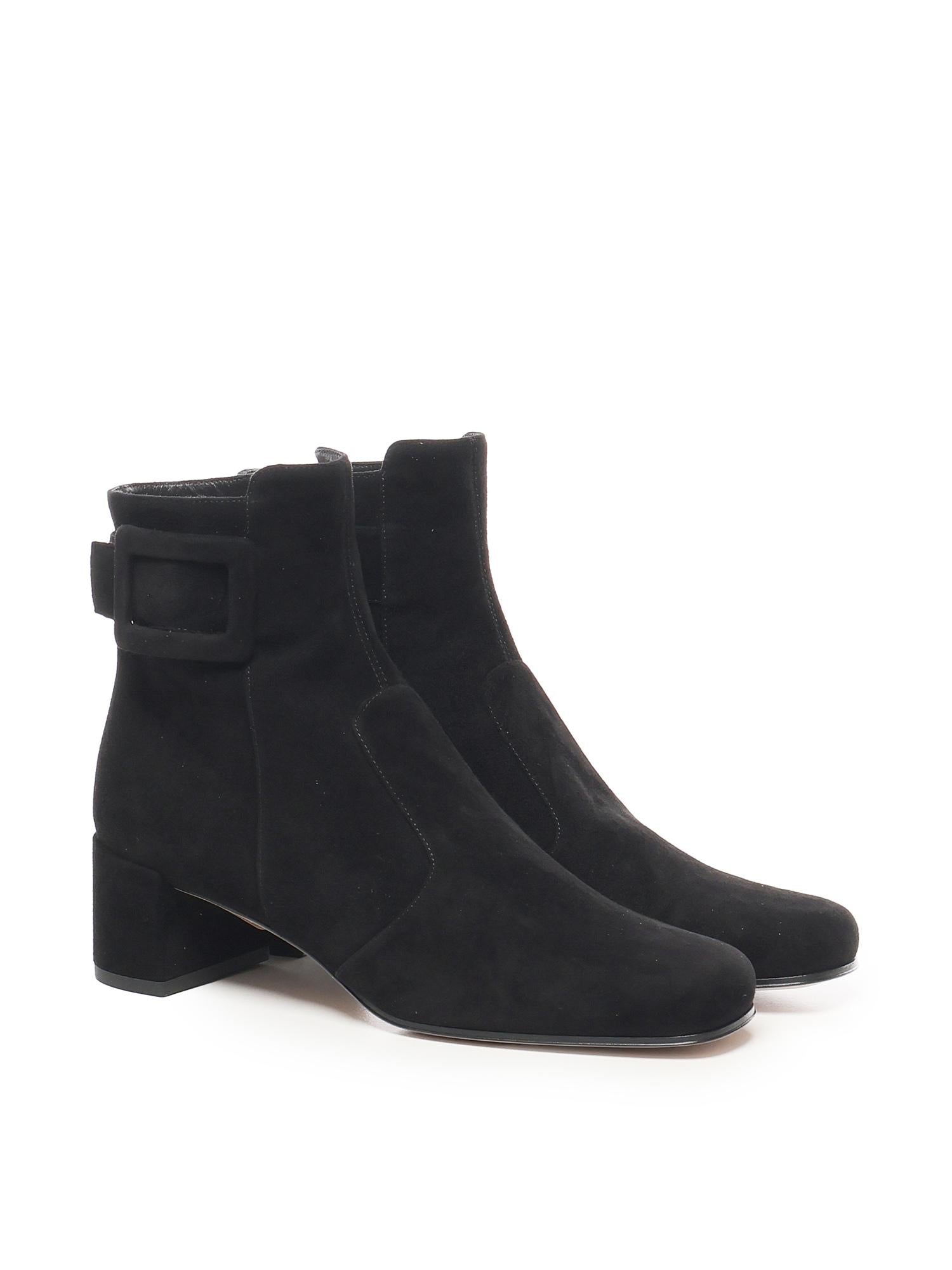 Stivaletti Très Vivier in camoscio RVW75140570HR0 B999 ROGER VIVIER 