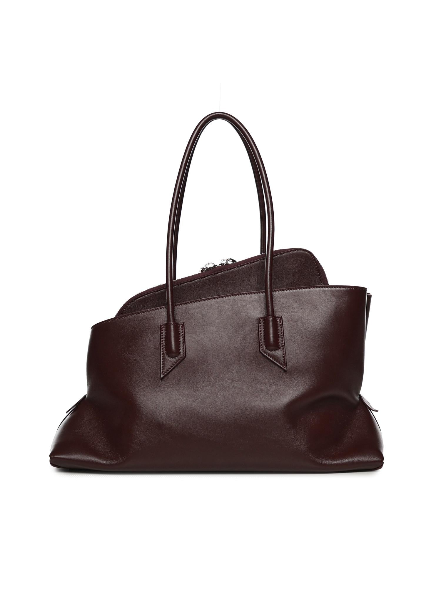 Borsa La Passeggiata Medium in pelle 250WAH00054 LBT019AA851 THE Attico 