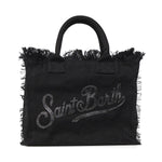 Borsa Vanity in canvas con logo in strass VANI001 02563L MC2 SAINT BARTH 