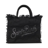 Borsa Vanity in canvas con logo in strass VANI001 02563L MC2 SAINT BARTH 