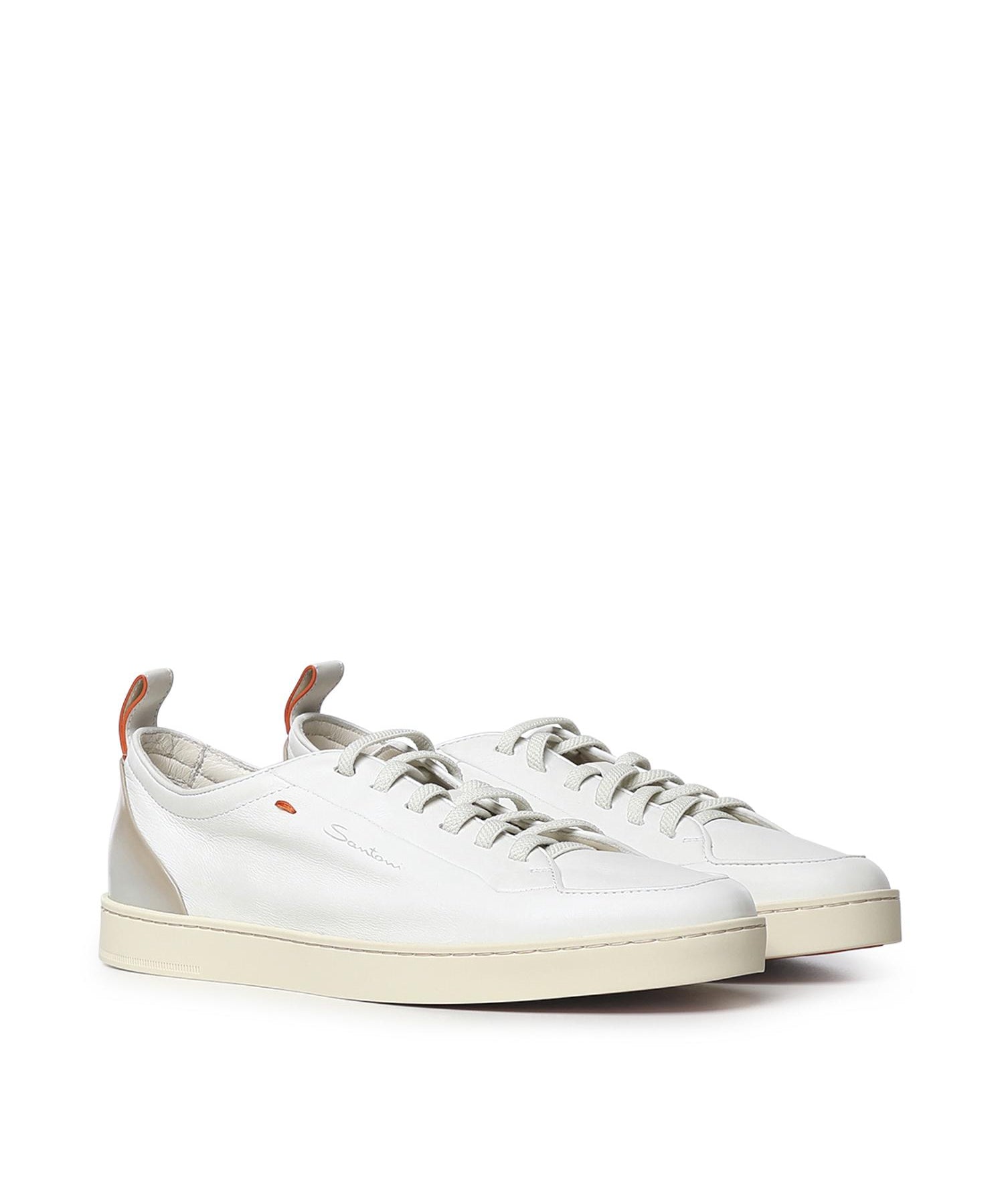 Sneaker Off-duty in pelle MBNO22184TIRT FRII80 SANTONI 