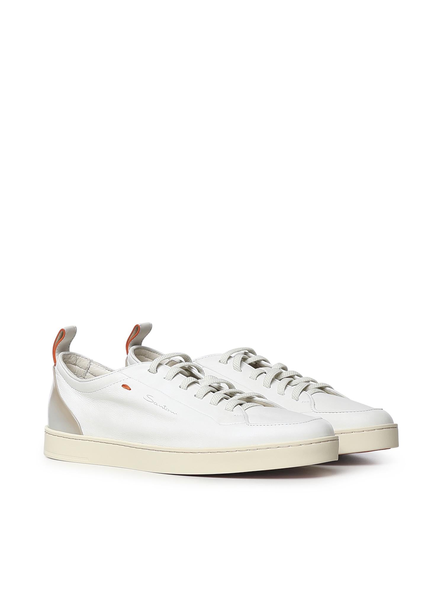 Sneaker Off-duty in pelle MBNO22184TIRT FRII80 SANTONI 