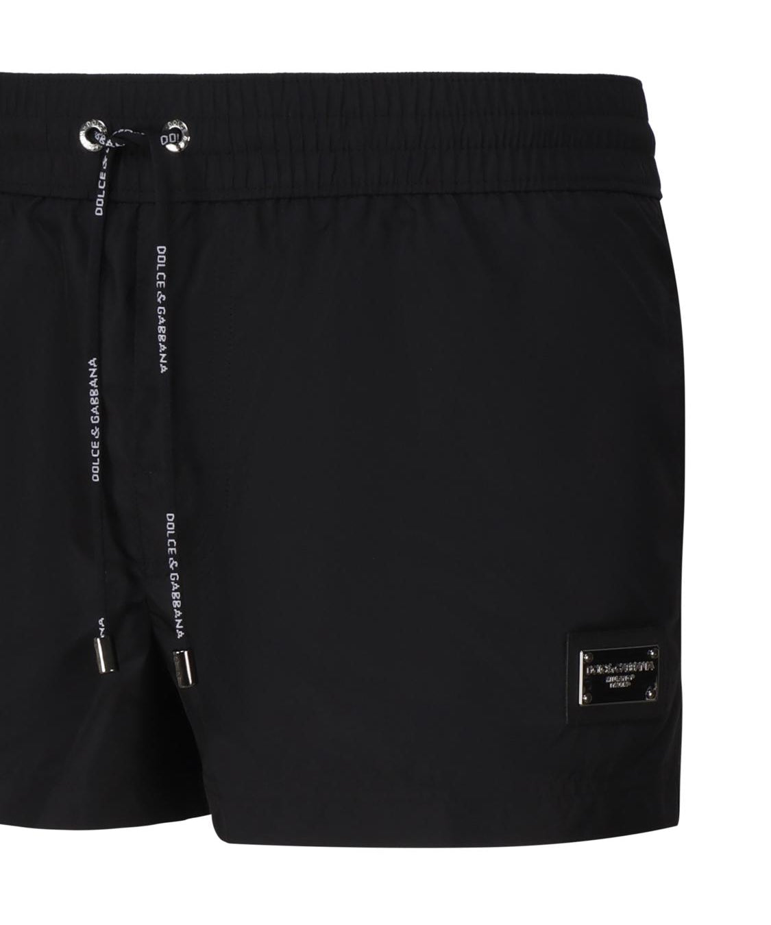 Boxer da mare corto realizzato in nylon leggero con placca metallica logo M4E48T ONO06N0000 DOLCE & GABBANA 