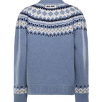 Maglione girocollo in lana MML02Y 18SIF0013 MIU MIU 