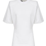 T-shirt con spalle imbottite 105217 A2M2Z04 PINKO 
